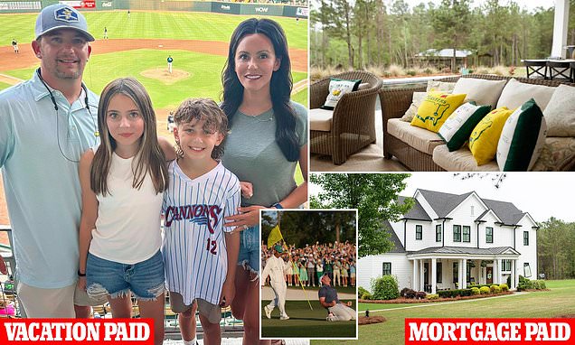 I rented out my home for the Masters in Augusta... and it paid our mortgage for a year