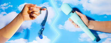 vibrator and dildo silhouette graphic