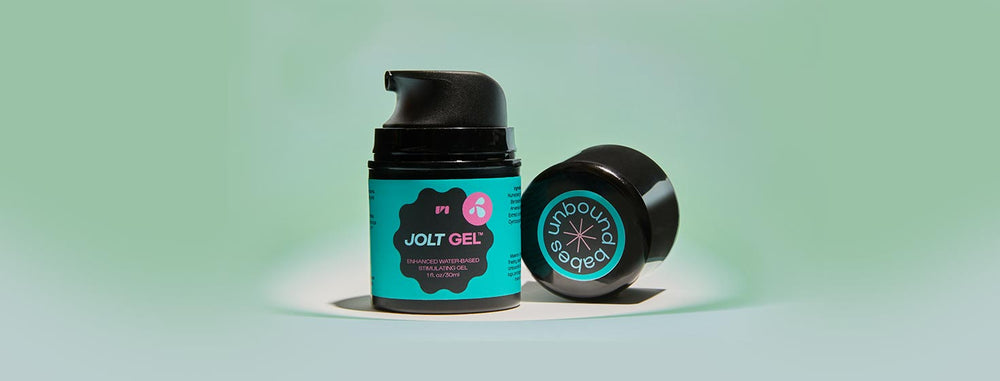 Three foil packets of lubricant named Clitoral Jolt Gel