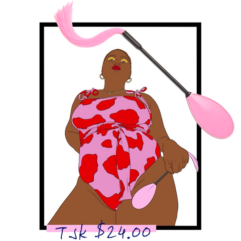 illustration of person holding tsk