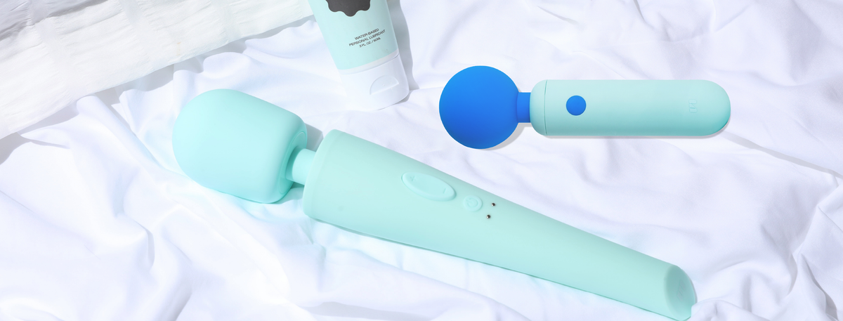 ollie and dex vibrators on bed sheets