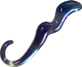 Curved glass dildo named Stellar